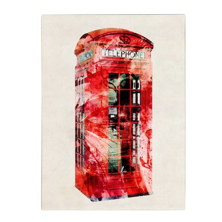 Michael Tompsett 'Telephone Box' Canvas Art,24x32